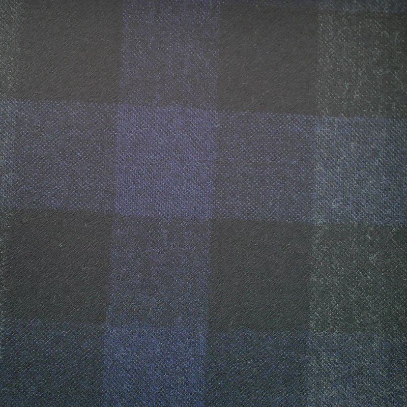 Superfine Material Kingsley Collections Black W/Blue Check Jacketing > Kingsley Collections(KT8235)